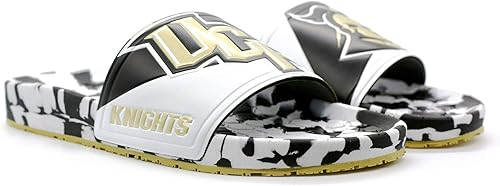 Miniatura 32 de Hype NCAA Team Graphic and Color Unisex Quick Dry Slydr Sandalia Marea carmesí de Alabama,Clemson Tigers,Louisville Cardinals,Army Black