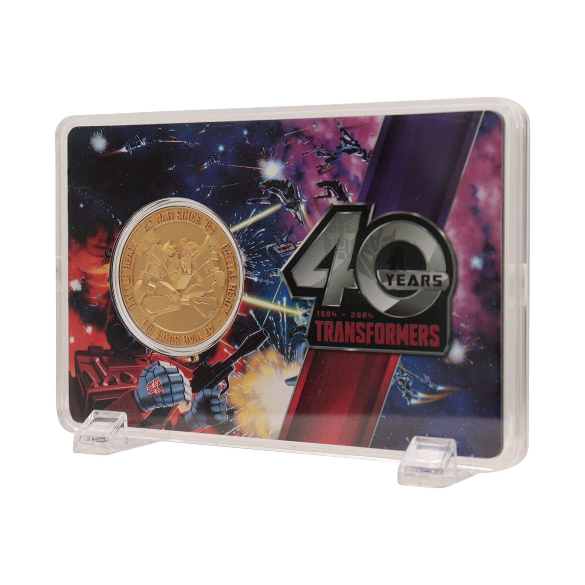 Amazon.co.jp: トランスフォーマー 40周年記念 24K 金メッキ コイン