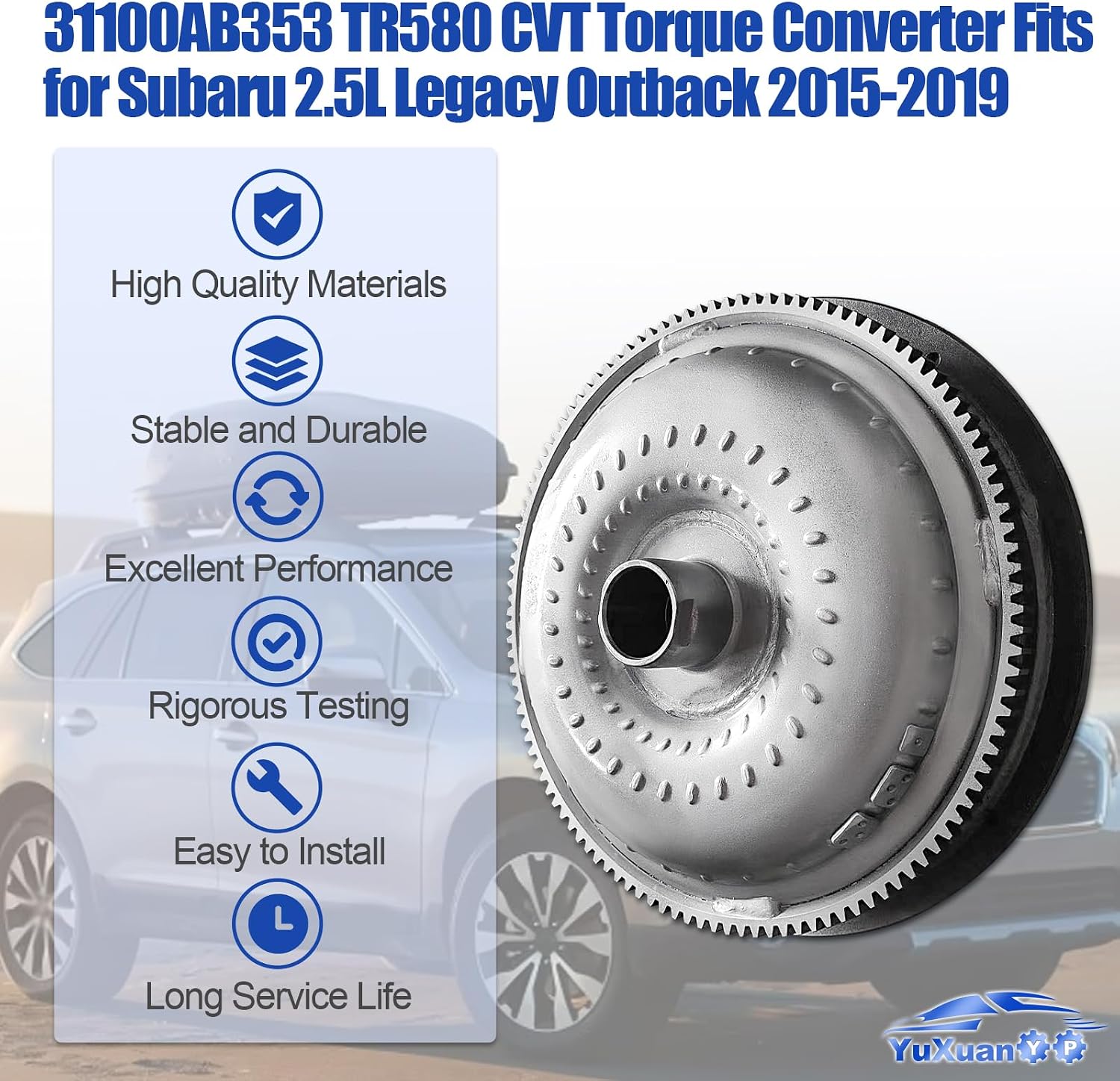 31100AB353 TR580 CVT Torque Converter Fits for Subaru 2.5L