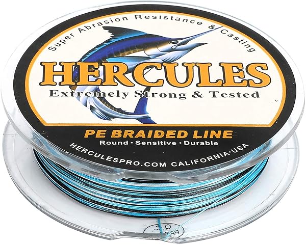 Hercules Super Cast 10-300lbs Ligne de pêche tressée 100-2000m 109-2187yds Test pour Les Lignes de Poisson Tresse PE d'eau salée Superline 8 brins - 4