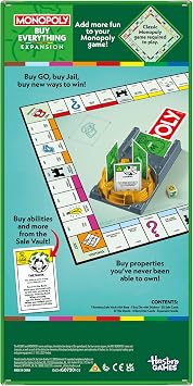 Monopoly Buy Everything EXPANSION (Classic Monopoly Board Game Required to Play) - English Version