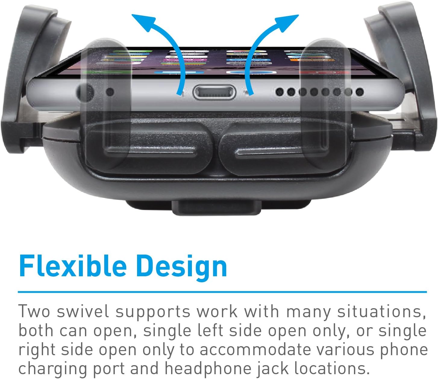 Macally Universal Car Air Vent Mount Phone Holder for iPhone Xs XS Max XR X 8 8+ 7 7+ 6s Plus 6 SE Samsung Galaxy S9 S9+ S8 S8+ S7 Edge Galaxy Note 5 Nexus 6 Moto Pixel XL & Most Smartphones (Venti)