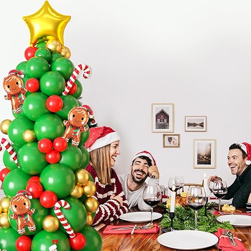 Miniatura 48 de Kit de arco de globos azules y amarillos, kit de guirnalda de globos de látex con globos de estrella de aluminio 4D para baby shower, aniversario