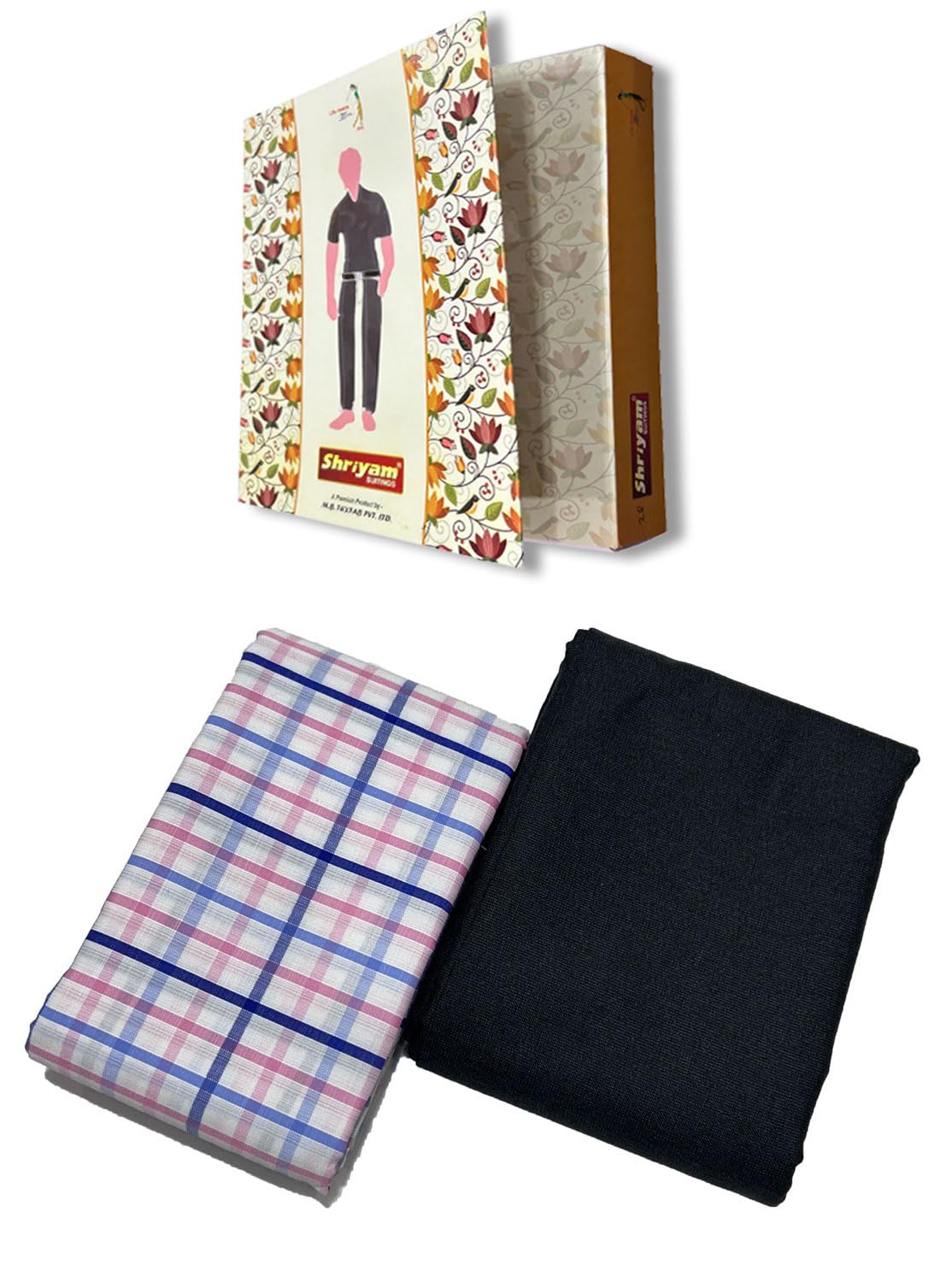 Diplomat Shirt Pant Combo Pack (Free Size, Full Length Fabric)