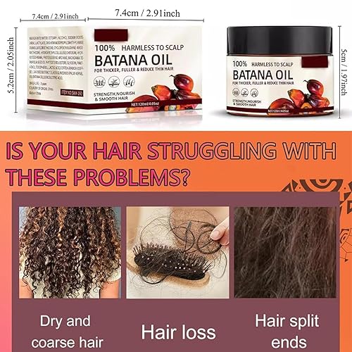 Miniatura 8 de Generic Aceite de batana para el crecimiento del cabello, aceite de batana 100% crudo, natural, orgánico, sin refinar, amarillo, aroma a café,