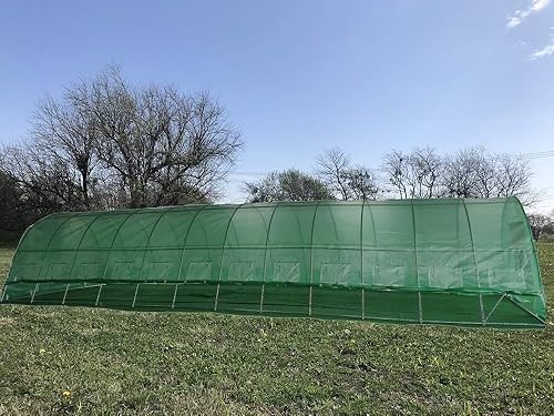 Miniatura 4 de Delta Invernadero de 40 x 13 pulgadas (pesa 265 libras), vivero de invernadero resistente, invernaderos grandes con diseño de túnel para exteriores,