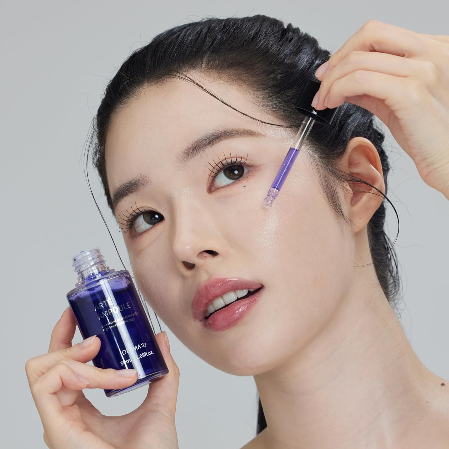 Azulene Ampoule with Vitamin C – Soothing & Hydrating Korean Face Serum – Supports a Brighter, Firmer-Looking Complexion – Anti-Aging Skincare 1.69 fl oz - Image 2