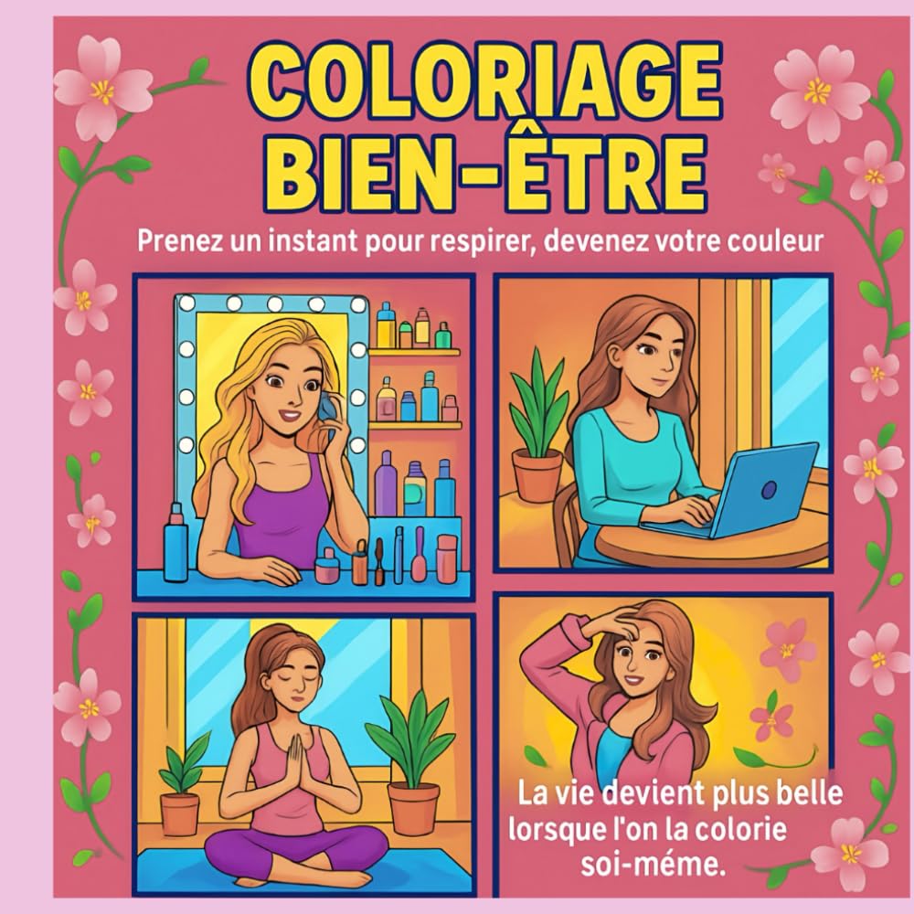 Colorie Tes Rêves: Je Vis Ce Que J’aime : Danse, Voyage, Crée !