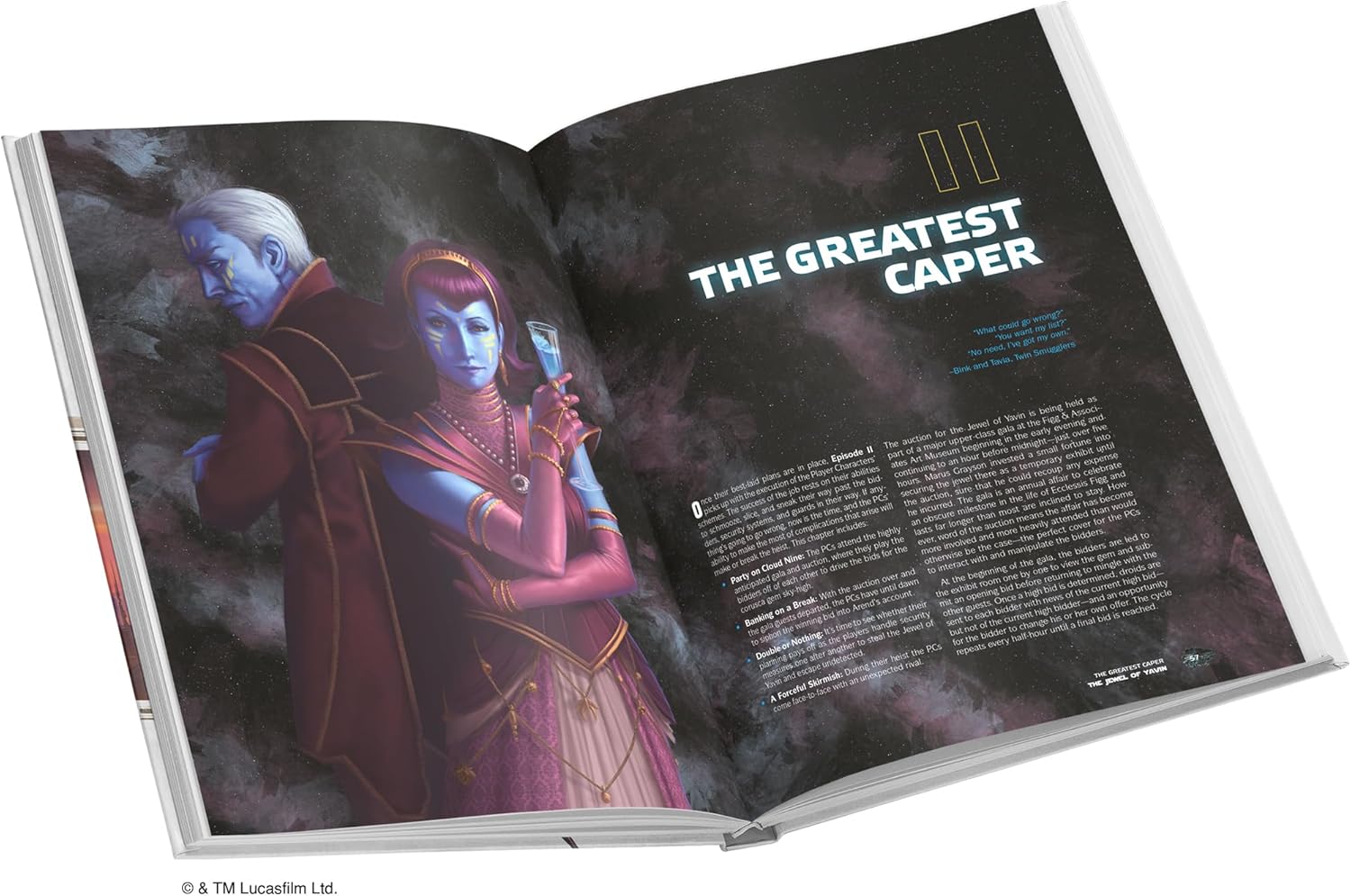 Asmodee Star Wars: Edge of The Empire Roleplaying Game The Jewel of Yavin Adventure Module - Heist Set in Bespin’s Cloud City, Detailed Locations & Campaign Tools, RPG for Ages 14+, 3-5 Players