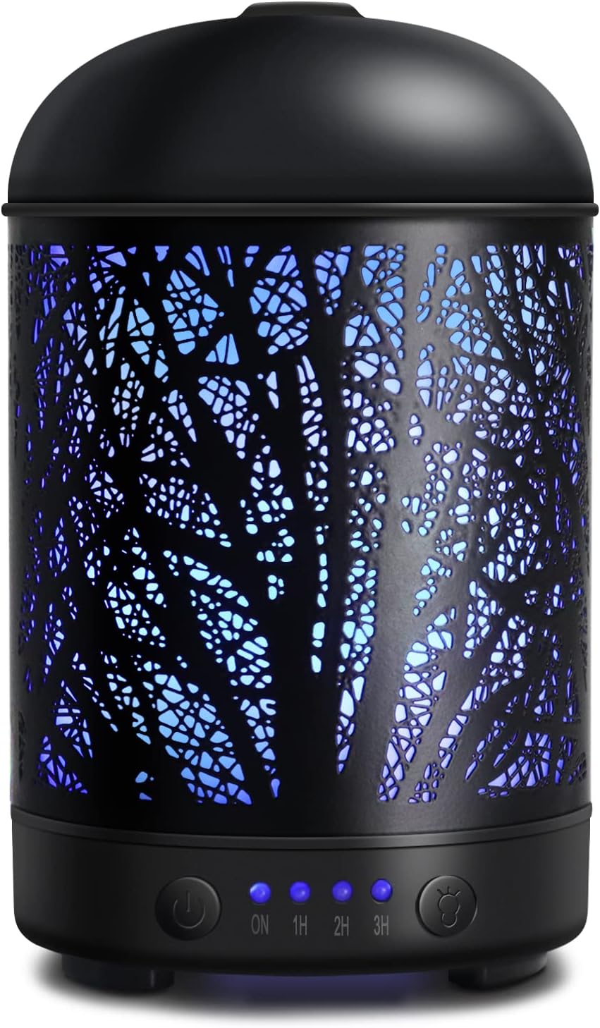 Diffusore Di Aromi Aromaterapia 500ml 7 Led Ultrasuoni - Foto 11