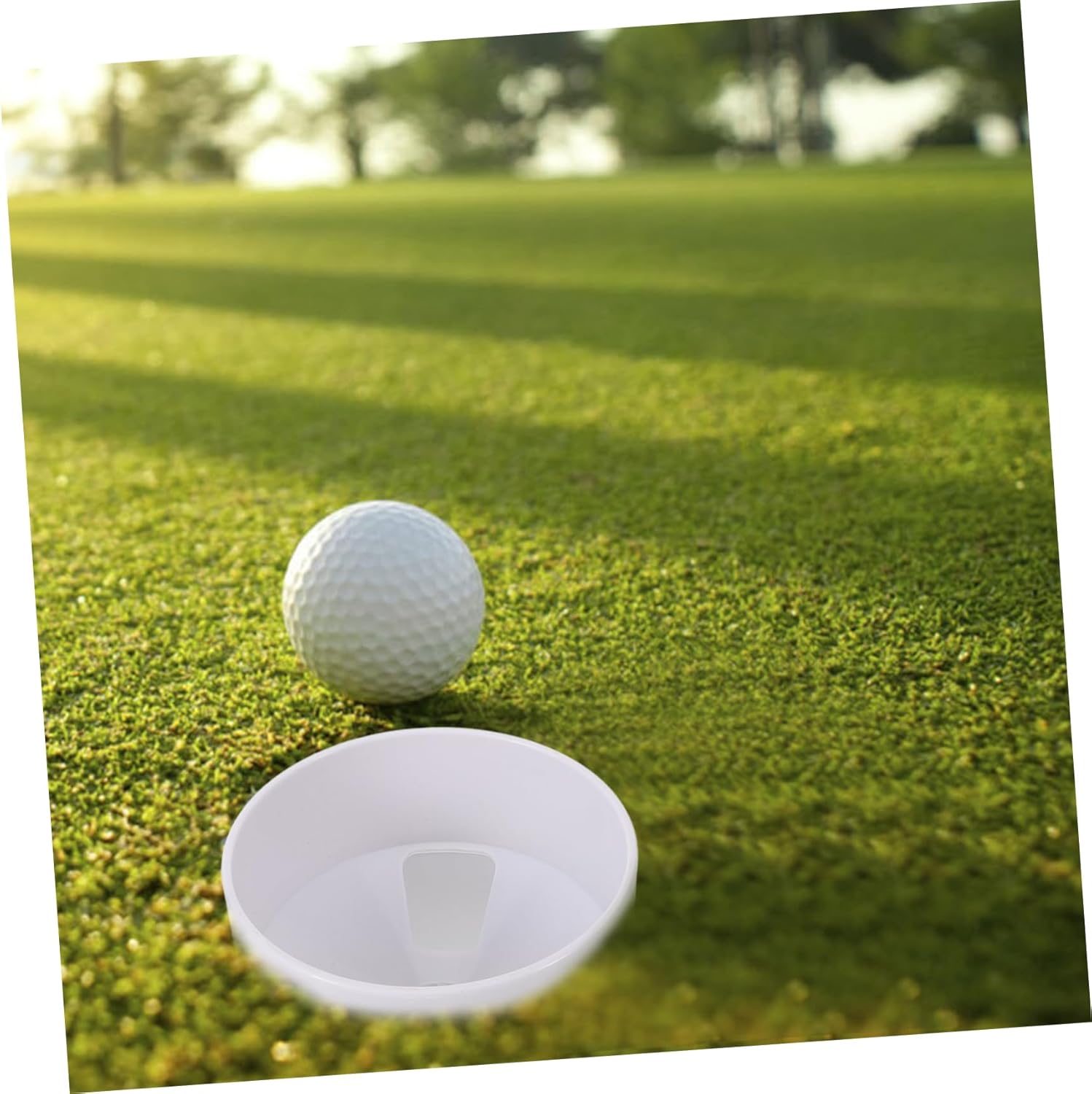 BESPORTBLE 5pcs Golf Training Cup Plastic Putting Cup Flags Golf Hole for Practice Golfing Equipment