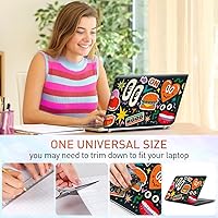 Vista 24 de Adhesivo para laptop de 12.1-15.6 pulgadas, calcomanía reutilizable universal de vinilo para laptop, protector de arte impermeable en color panal