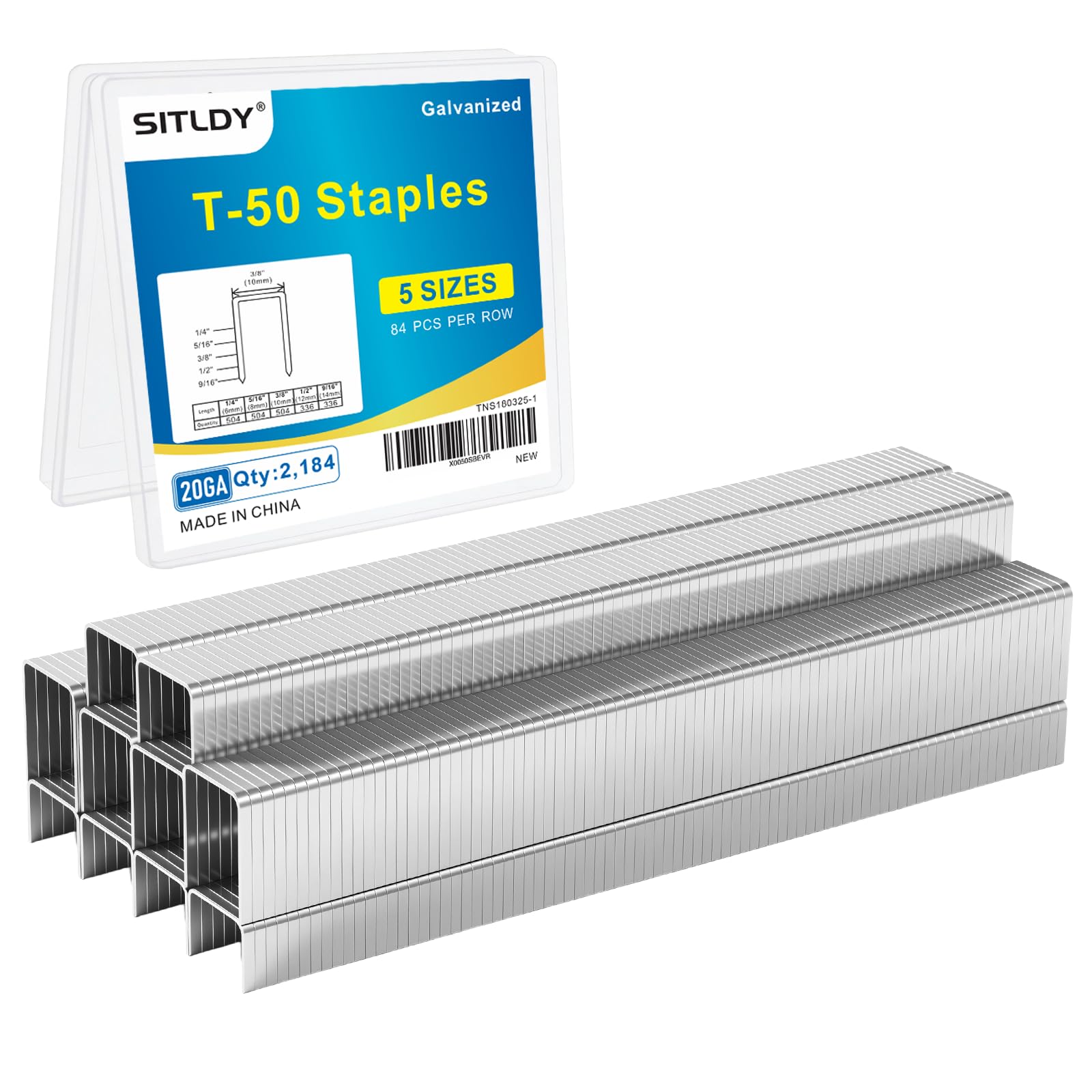 Heavy Duty Galvanized Staples - 1300 Count -10