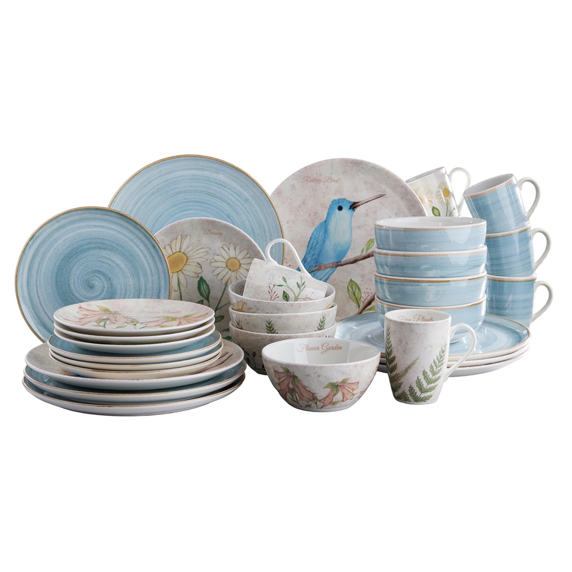 Amazon.com | Corona Dinnerware set for 8 | Harvest | Lovely Garden