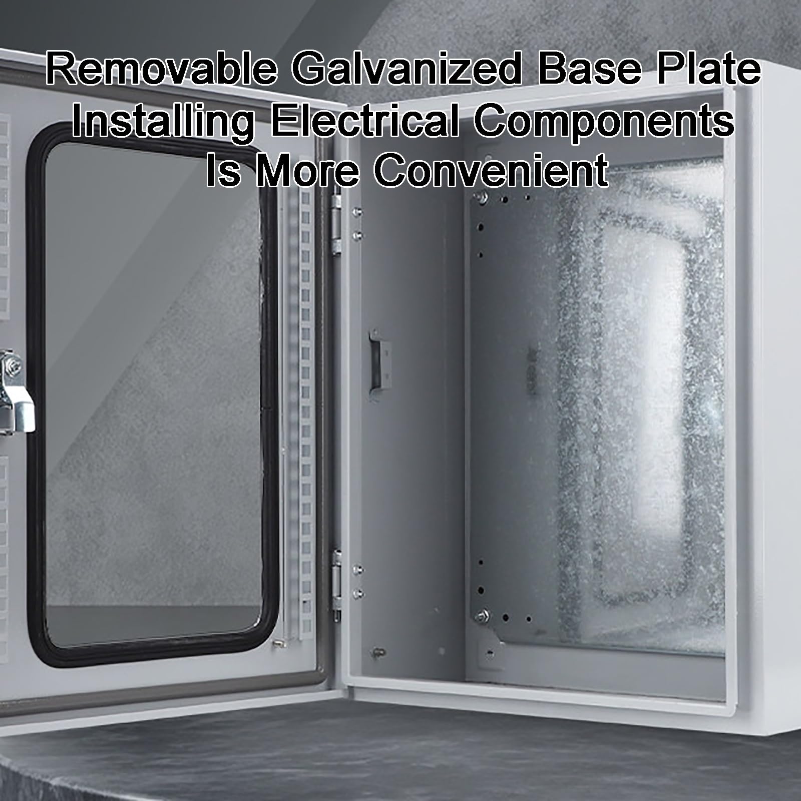 Caja Distribucion Electrica, Caja Electrica con Ventana Transparente, para Uso Doméstico, Comercial e Industrial(40x30x50CM/16x12x20IN)