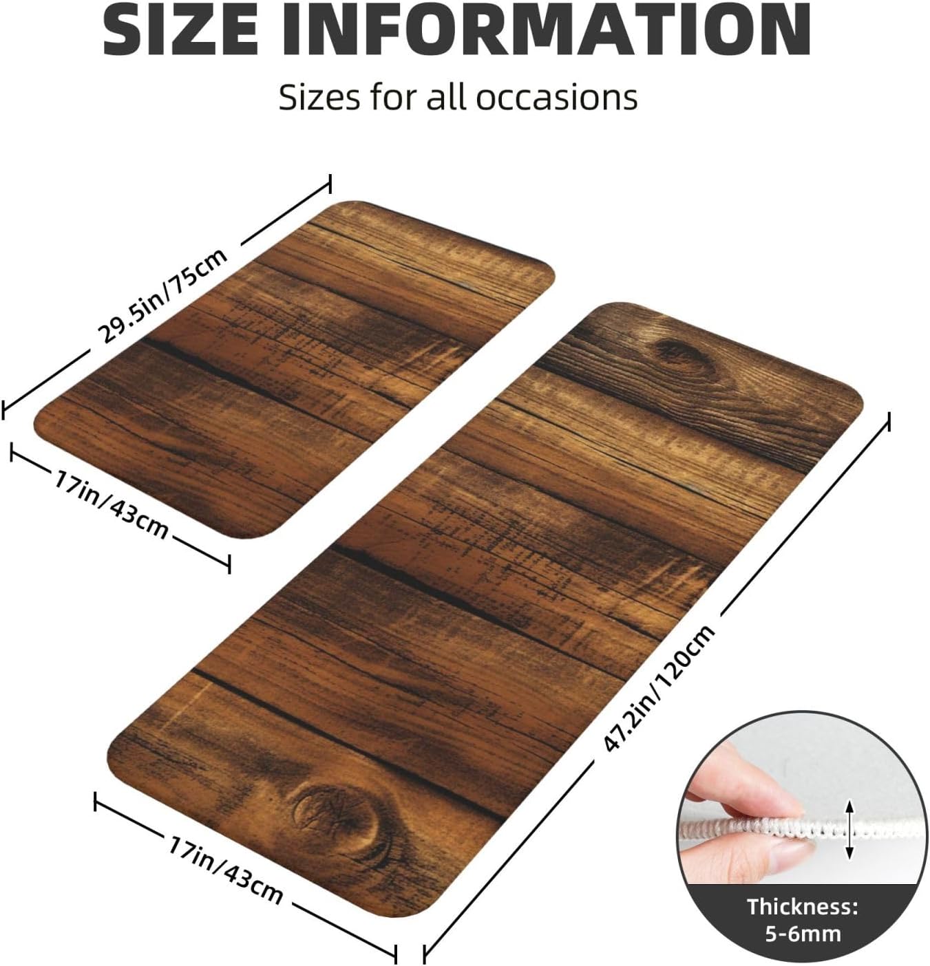 Kitchen Rugs Home Decor Kitchen Mats for Floor Anti Fatigue Kitchen Mats