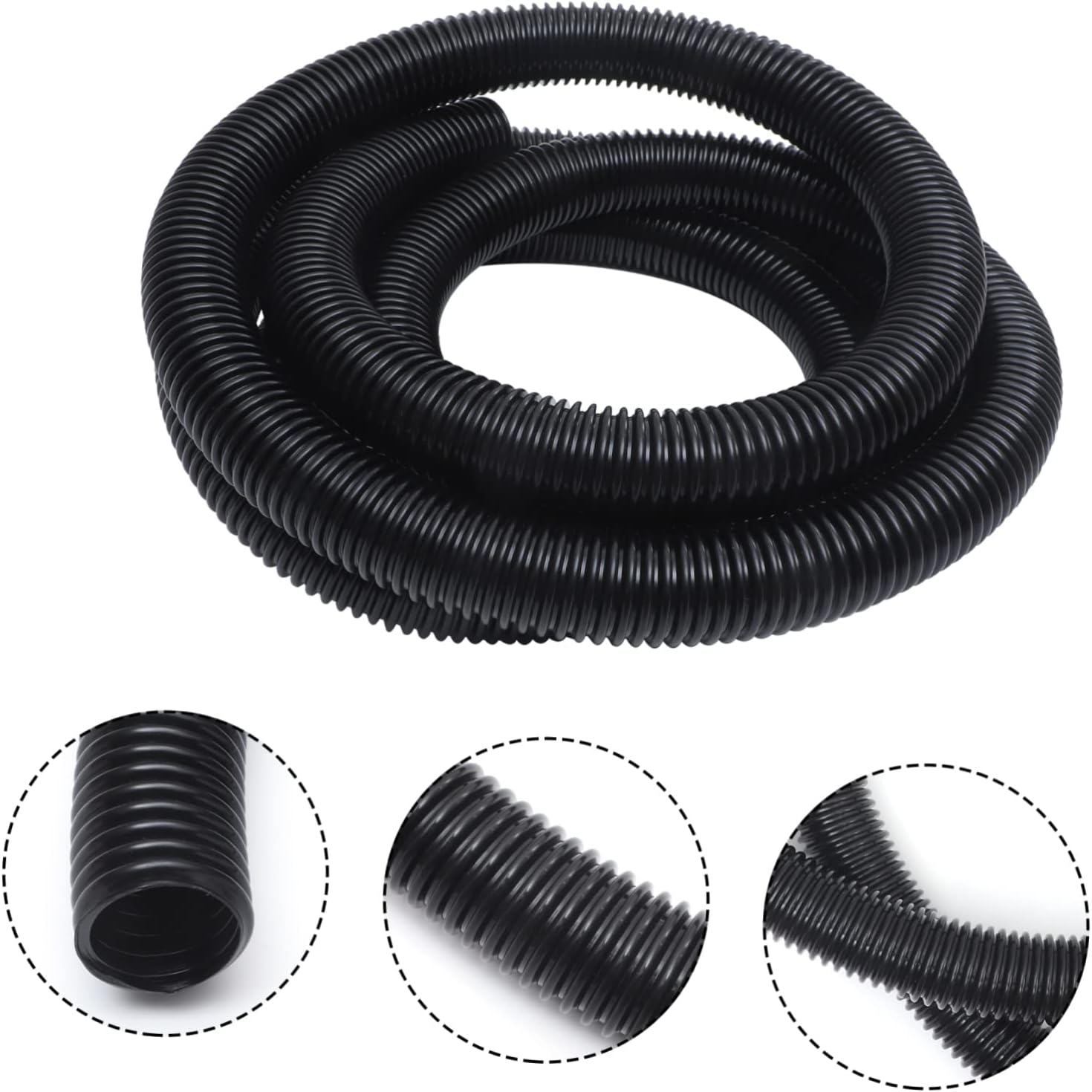 LIFKOME 32mm Vacuum Hose Extension Replacement for Shark Flexible Vacuum Cleaner Tube