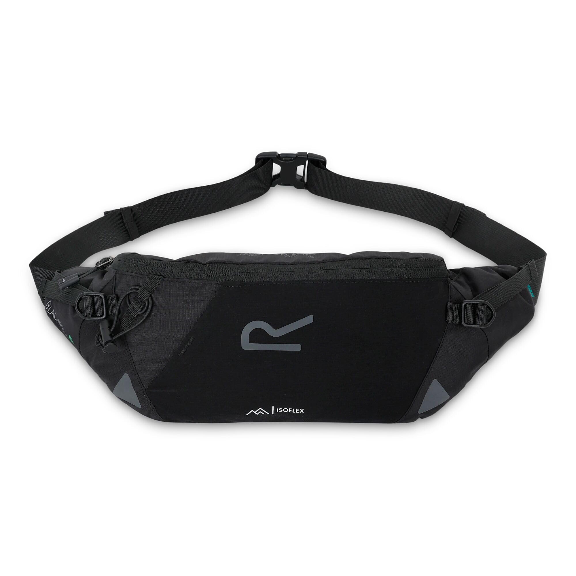 Regatta  Black Fell Iv 5L Hip Pack in Size Single, Sports Direct