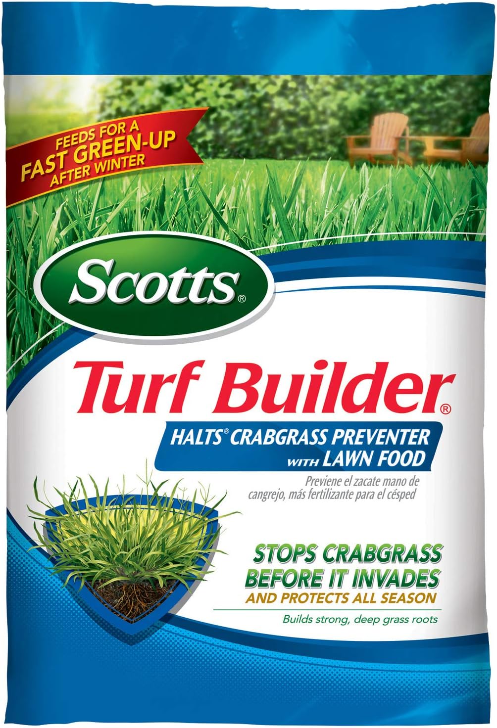 Scotts Turf Builder Halts Crabgrass Preventer with Lawn