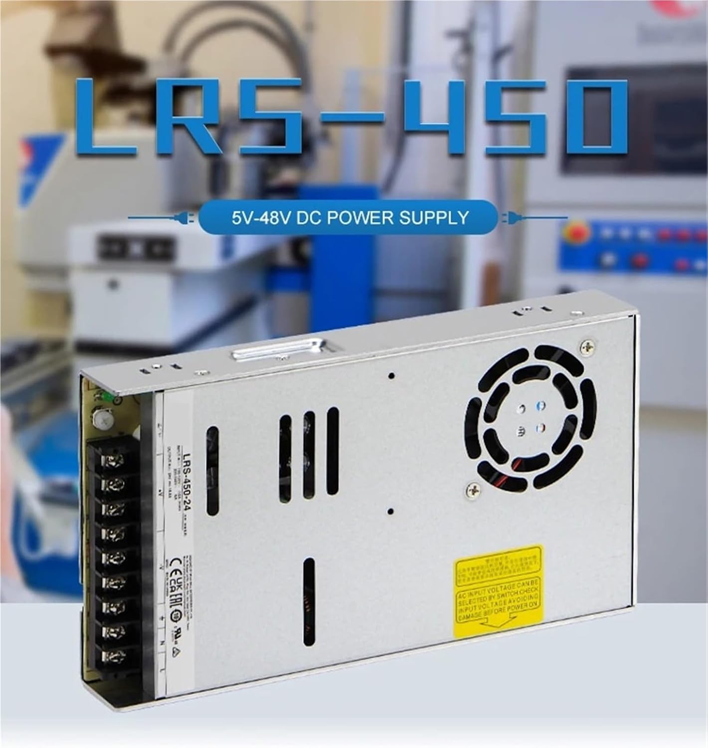 1pcs LRS Series Power Supply LRS-350 5v 12v 24v 36v 48v Single Output Enclosed Switching Power Supply Unit(5V,100W (LRS-100))