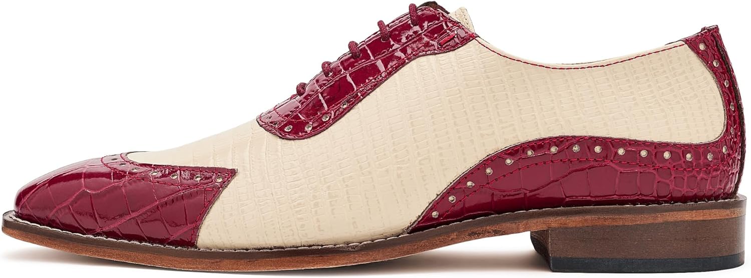 Stacy Adams Mens Tarango Modified Cap Toe Oxford