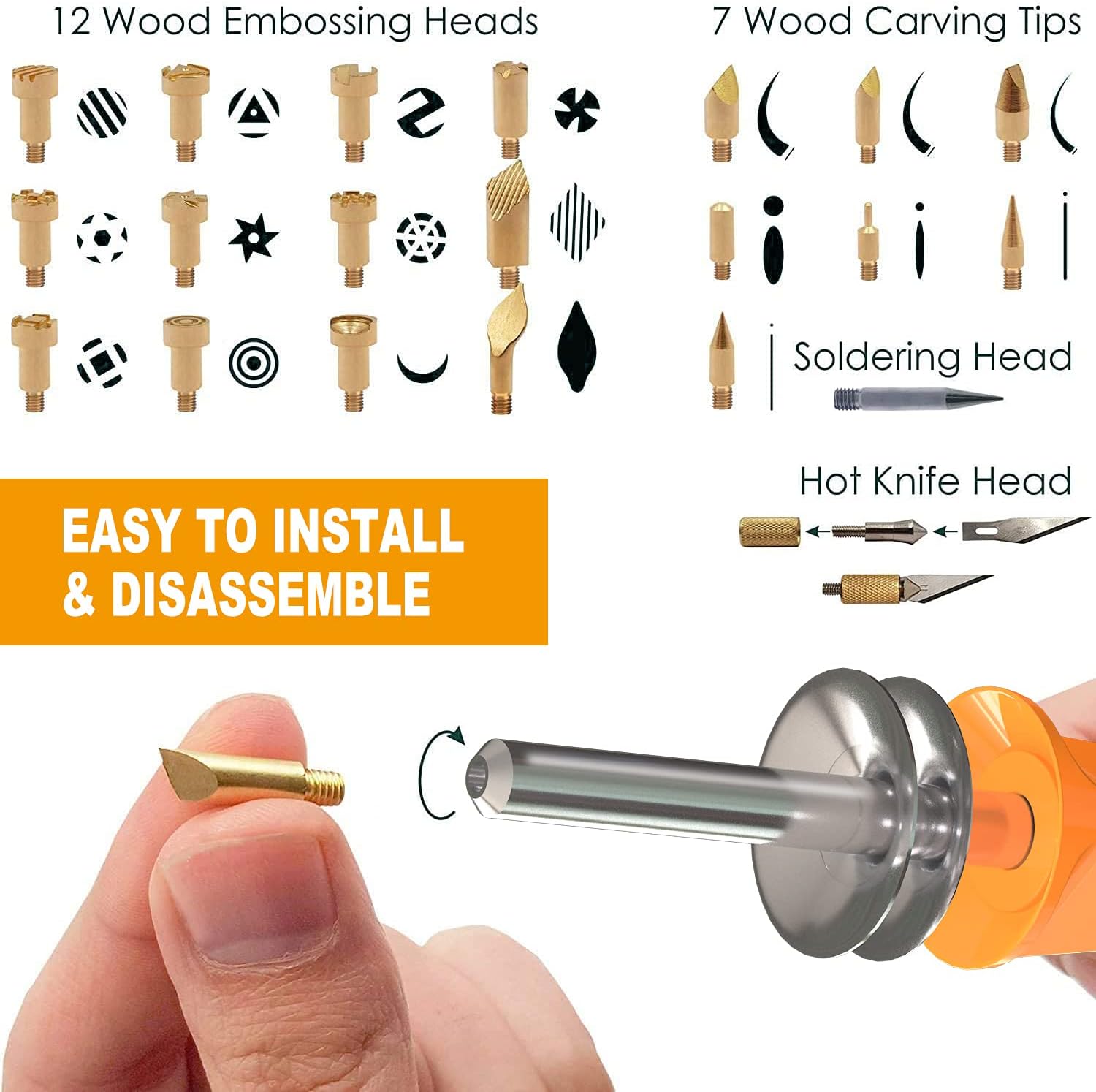Wood burning tips and accessories