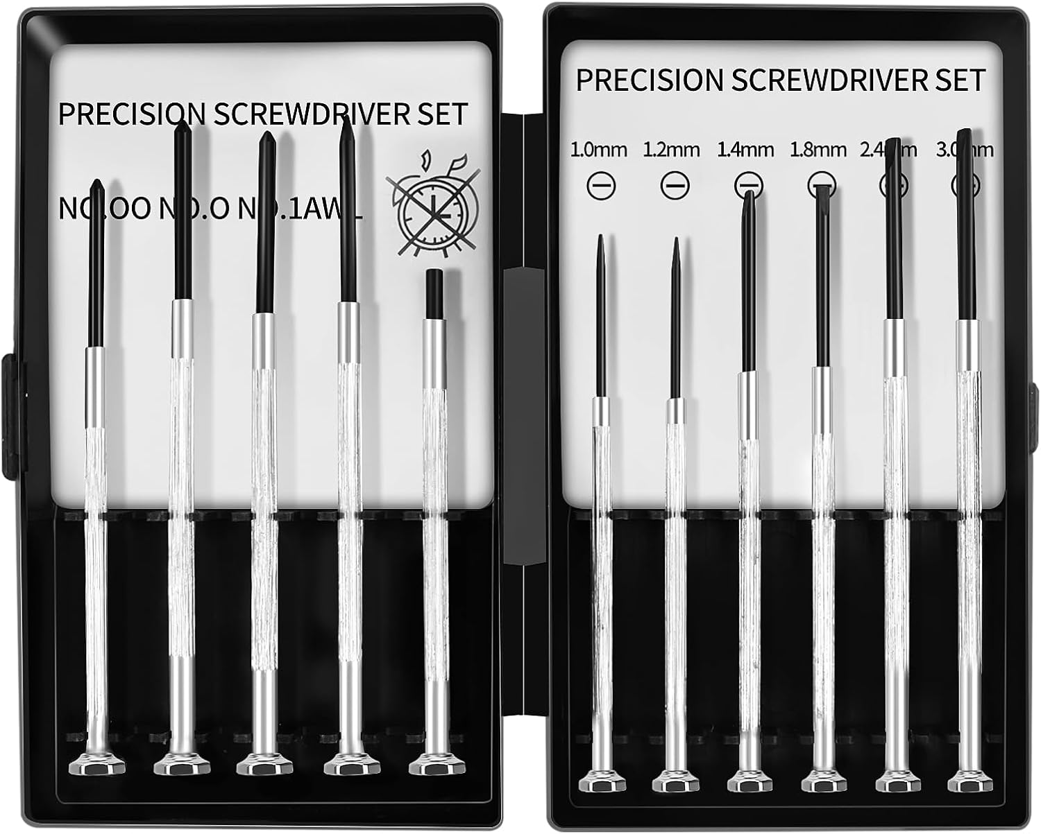 11PCS Mini Screwdriver Set,Small Screwdriver Set with 11 Different Size