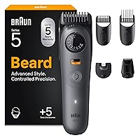 Braun Regolabarba Uomo Series 5, Rasoio Elettrico Barba