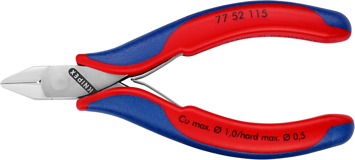 KNIPEX Tools 77 52 115 Precision Electronics Diagonal Cutters, 4.5-Inch