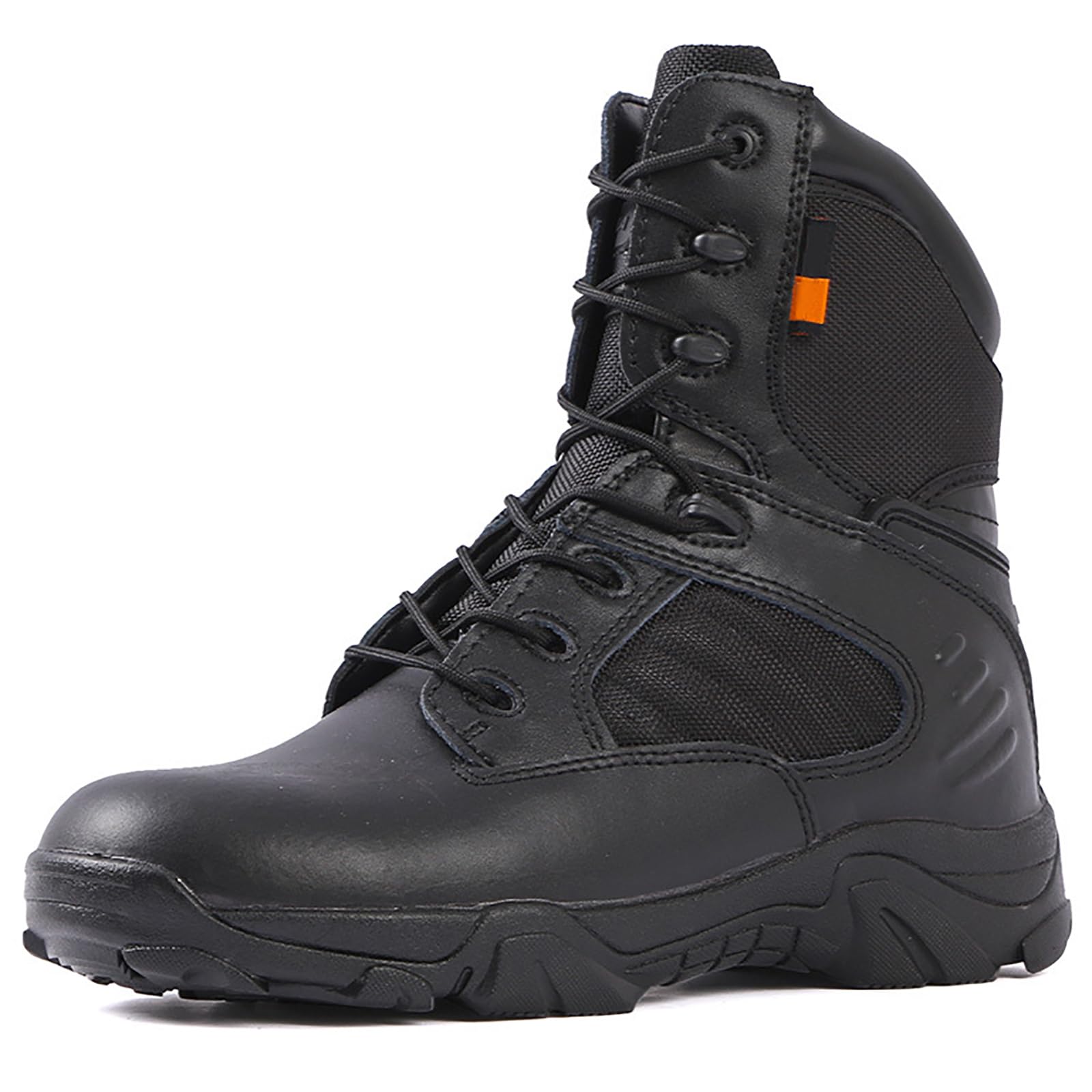 Taktyczne buty bojowe, Męskie taktyczne buty turystyczne wielokolorowe rozmiary 36-46 EU(Black,45 EU)