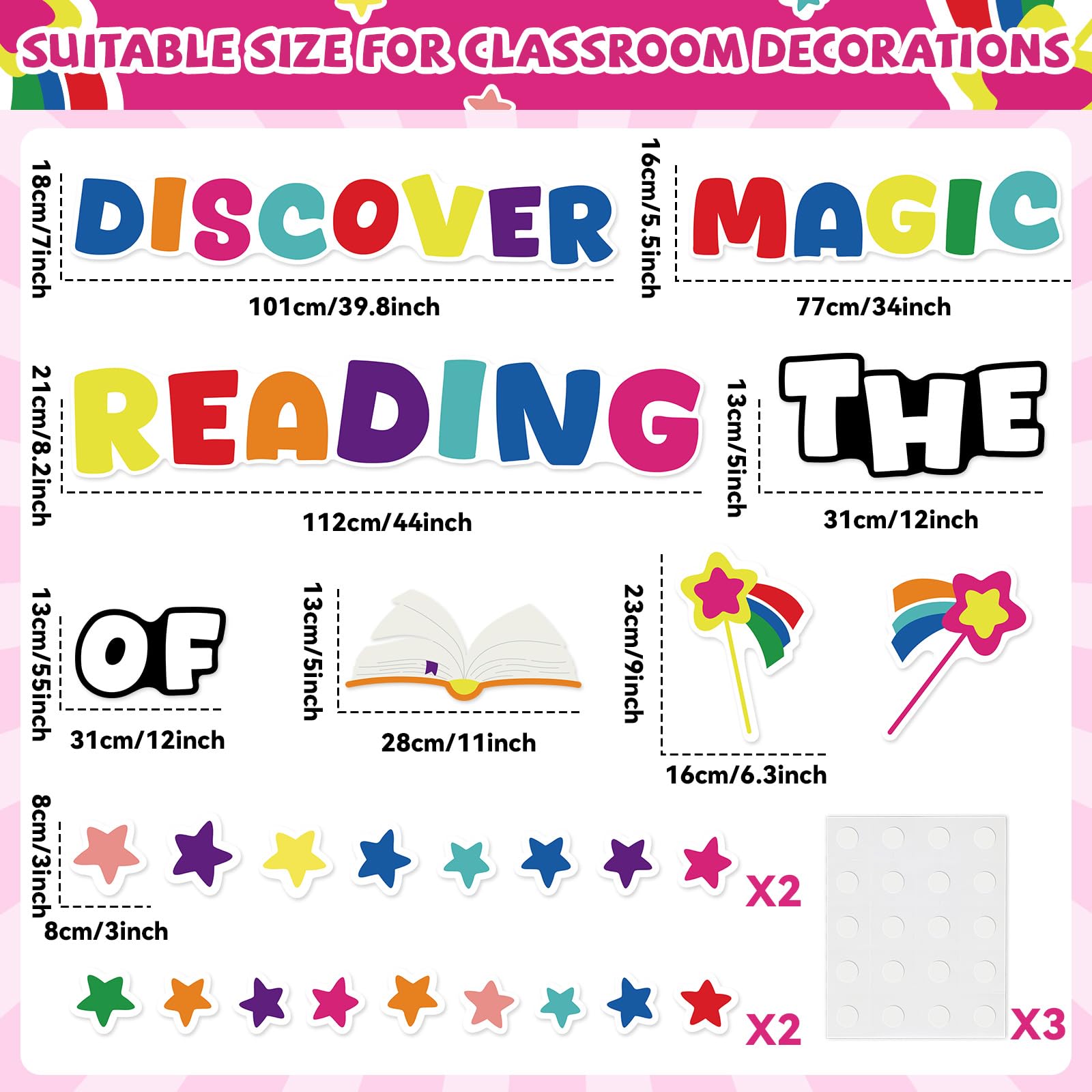 Snapklik.com : Gisgfim Classroom Bulletin Board Decoration Set Wall ...