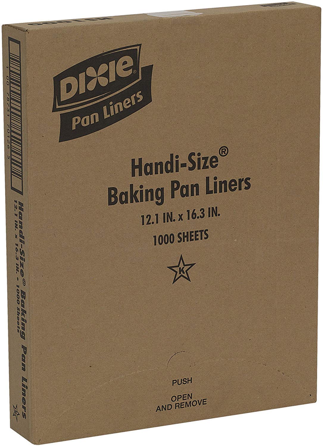 Dixie Grease-Proof Non-Stick Pan Liner by GP PRO (GEORGIA-PACIFIC), White, HS1000, 16.38'' Length x 12.19" Width, (Case of 1,000)