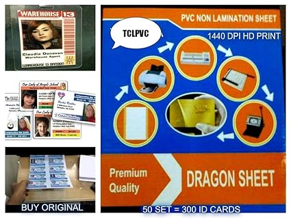 tclpvc Heavy Duty Dragon Sheet Life Time quality 1440 dpi hd print 50 / 100 sheets 3650 grams quality no - 1 in india in ink saver