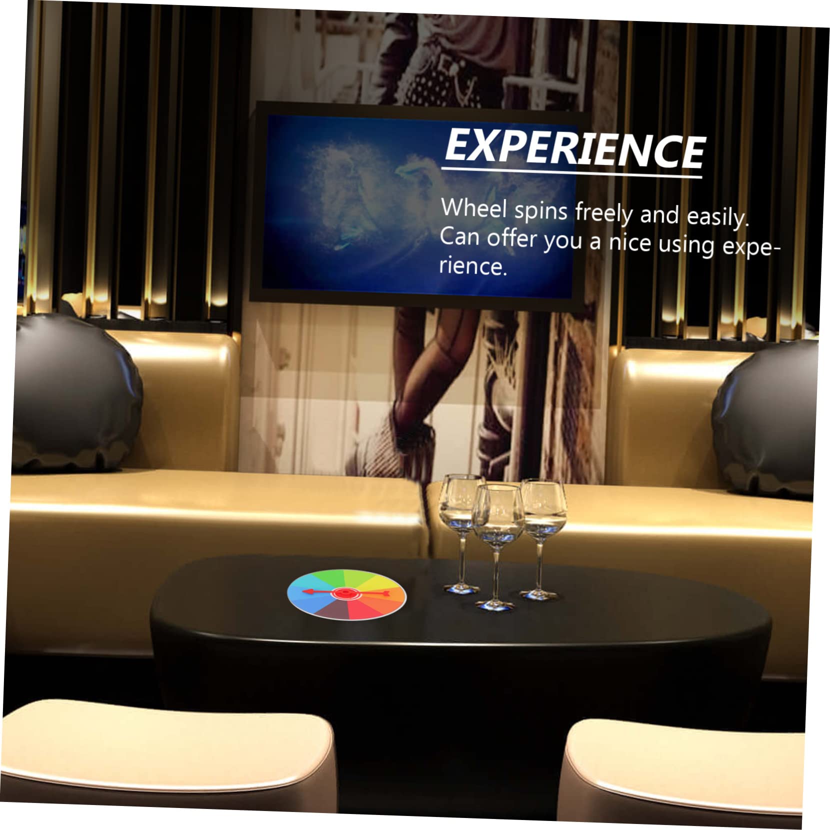 MOLUCKFU 3 Pcs Mini Roulette Wheel Prize Wheel Game Reusable Turn Plate Ideal for Events Classroom Supplies