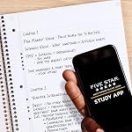 Five Star 1-Subject Spiral Notebook, 8.5" x 11" Paper Size, Graph Quad Ruled, 200 Pages/100 Sheets, Neat Sheet Perforated Pages, Wirebound, Blue Poly Cover, Pack of 1 (06038A)