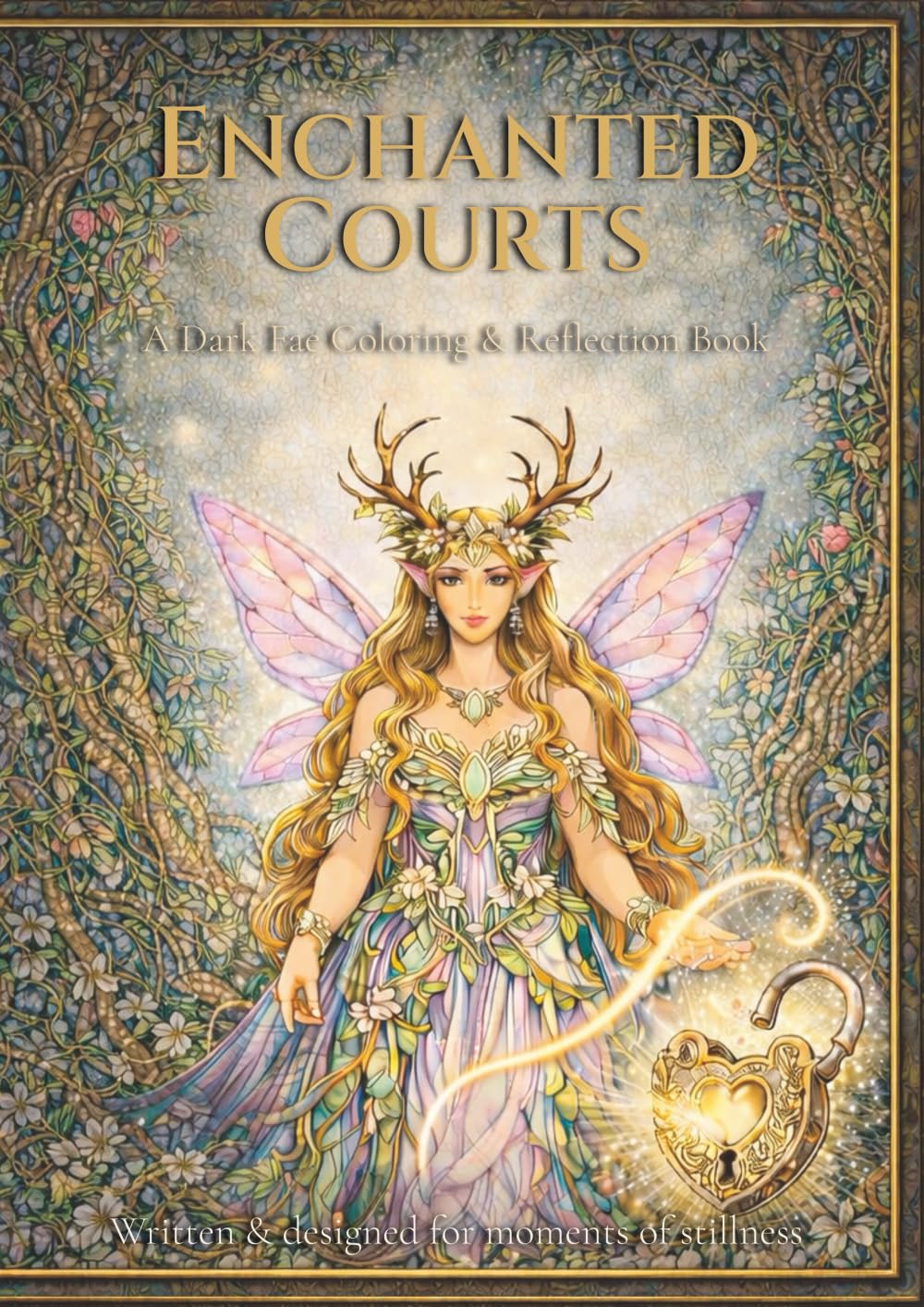 Enchanted Courts: A Dark Fae Coloring & Reflection Book