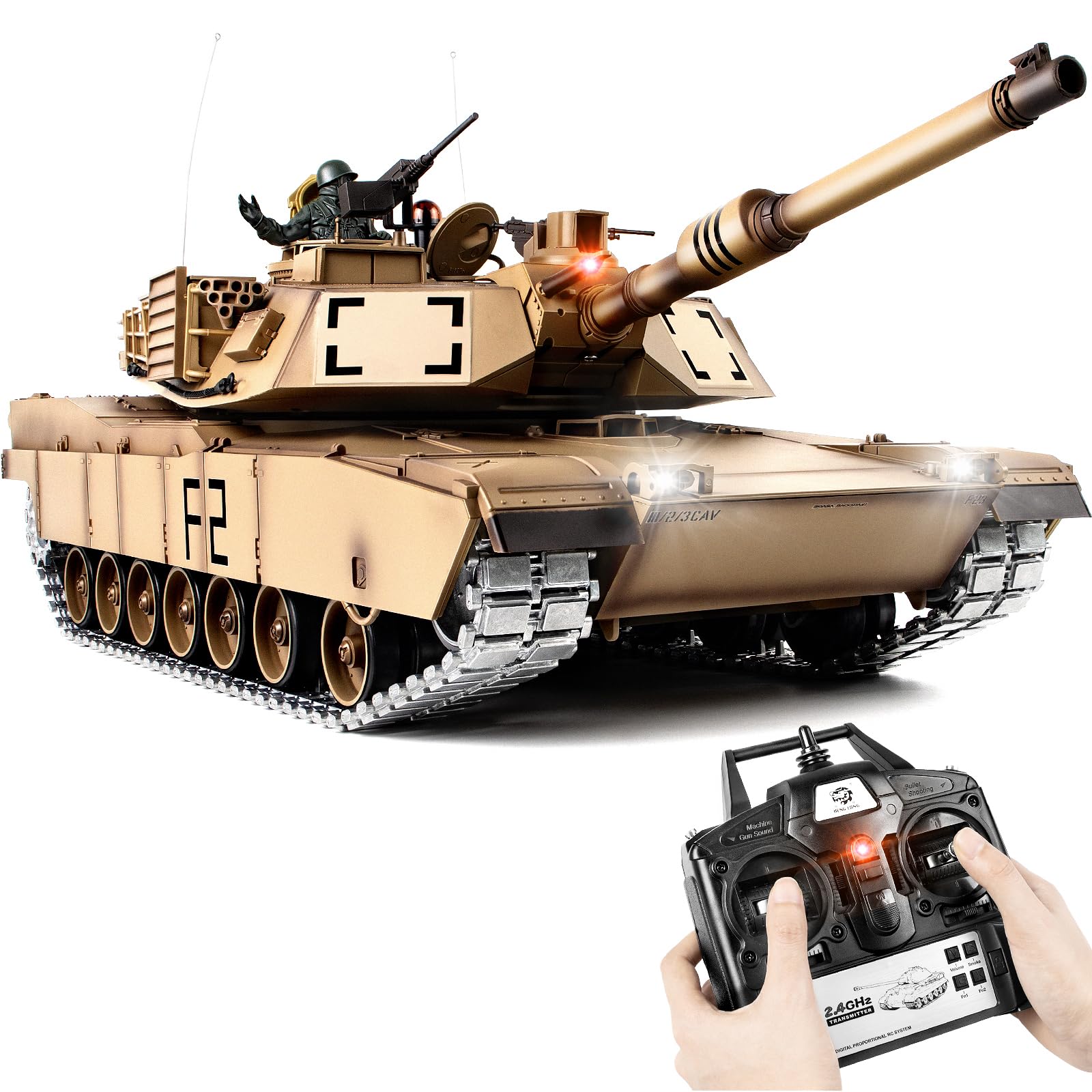 M1A2 ABRAMS RCバトルタンク + TIGER I ジャンク M1A2 ABRAMS RCバトルタンク + TIGER I ジャンク