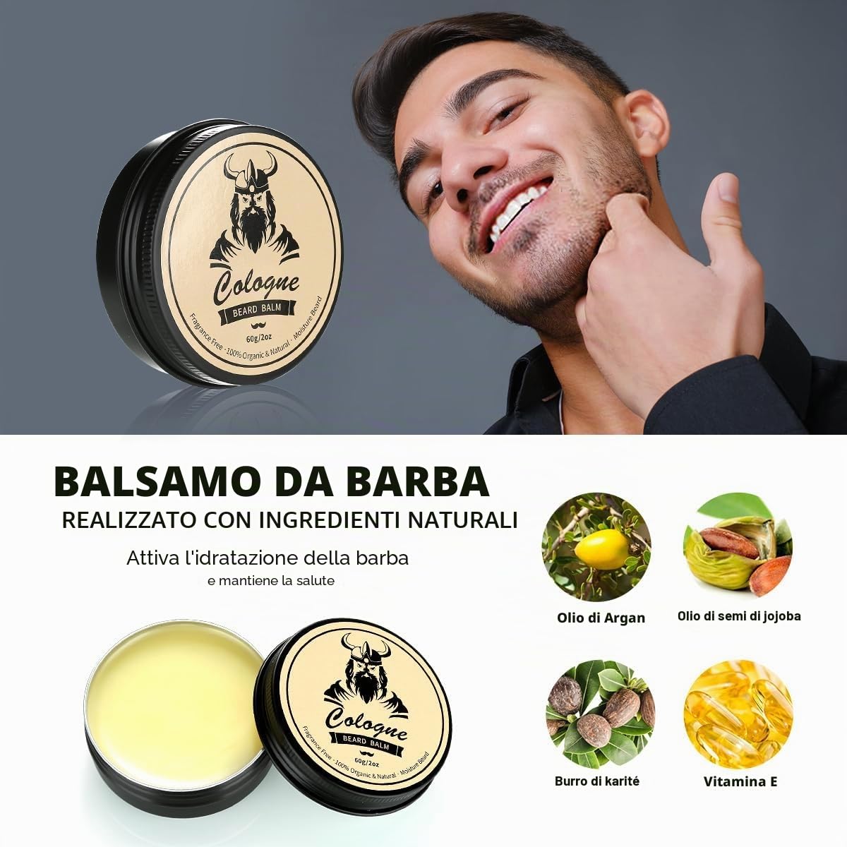 Exreizst Kit Barba per Uomo,Regalo Cura della barba Uomo Completo Professionale per Marito Papà -con2Olio per la crescita della barba, balsamo, pennello, pettine,sapone barba, tazza custodiaViaggio