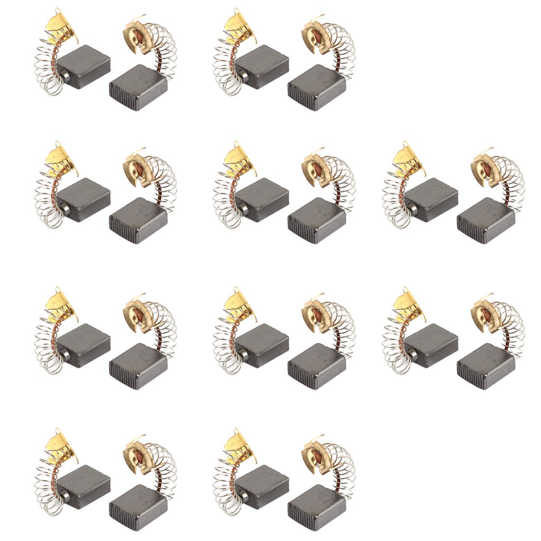 Sourcingmap 17mm x 13mm x 7mm Motor Carbon Brushes 20 Pcs for Generic Electric Motor