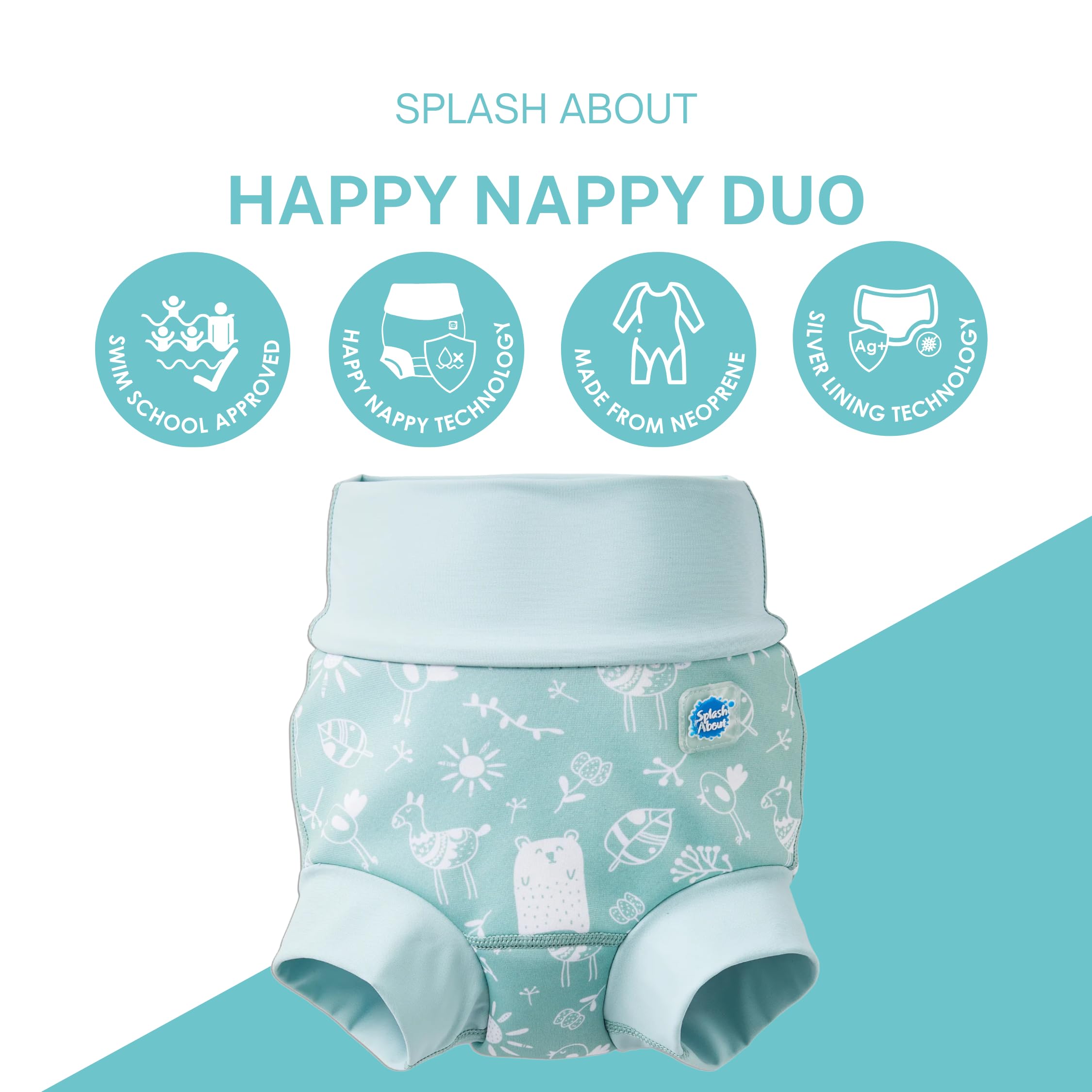 Splash About Happy Nappy Duo pañal de natación reutilizable