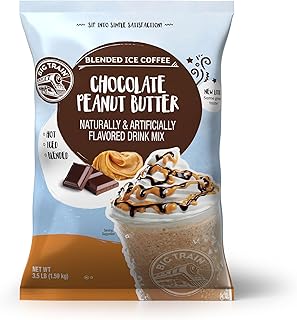 Big Train Chocolate Peanut Butter Blended Ice Coffee Beverage Mix, 3.5 Pound (Pack of 1)