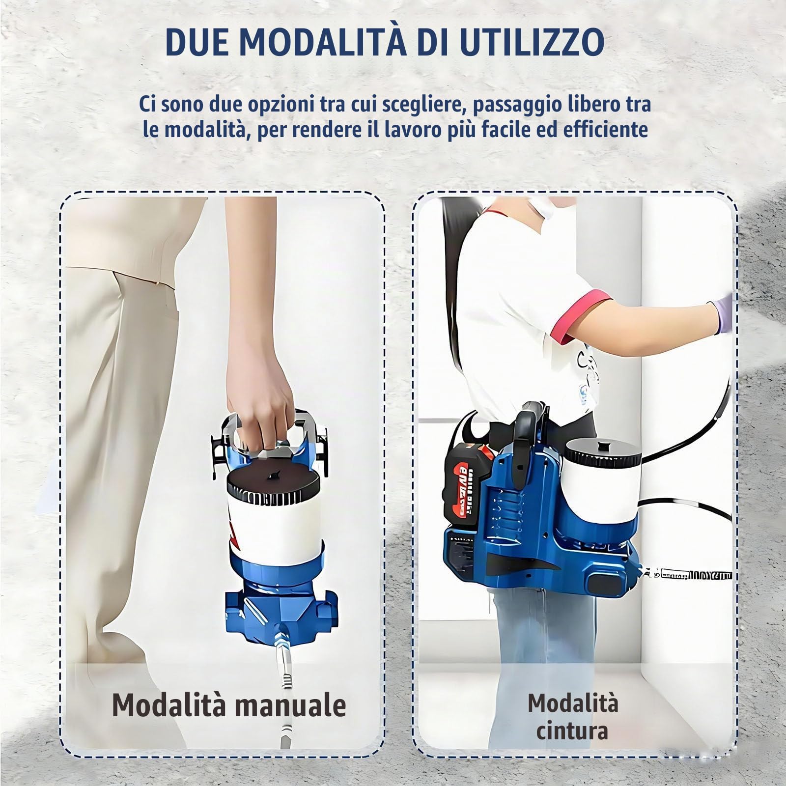 Pistola Airless Professionale 500w,6 Velocità Regolabili, Serbatoio Da 1,2 L,Spruzzatore Di Vernice Da 1,1 L/Min, Utilizzato per Mobili