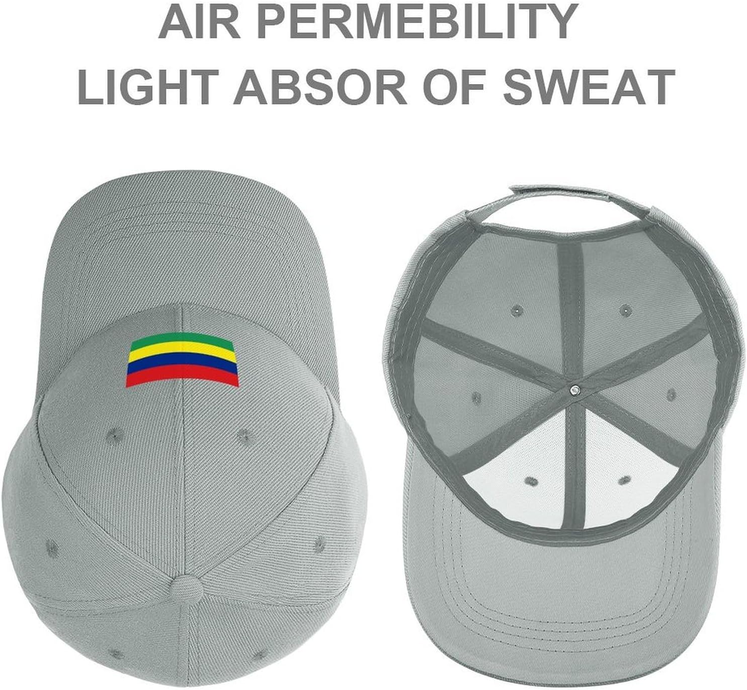 Boys Girls Mauritius Flag Baseball Cap, Adjustable Snapback Sun Protection Trucker Hats Outdoor Travel