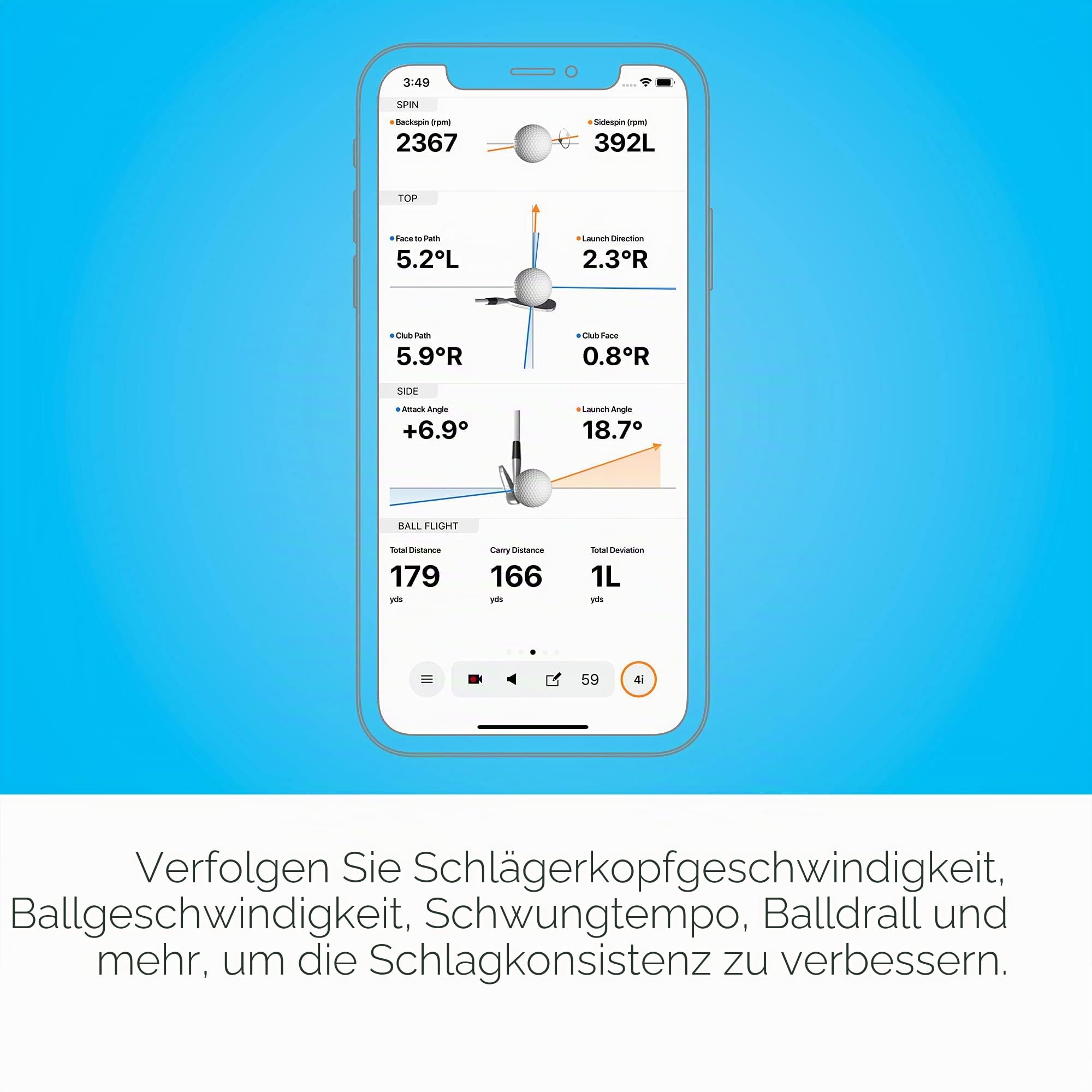 Garmin Approach R10, tragbarer Golfstartmonitor, nehmen Sie Ihr Spiel nach Hause, drinnen oder auf die Driving Range, bis zu 10 Stunden Akkulaufzeit