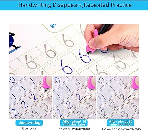 Miniatura 4 de Inks Auto Disappearing Magic Bolígrafos para niños, 10 bolígrafos de repuesto de tinta que desaparecen, mantiene tus paredes y muebles limpios