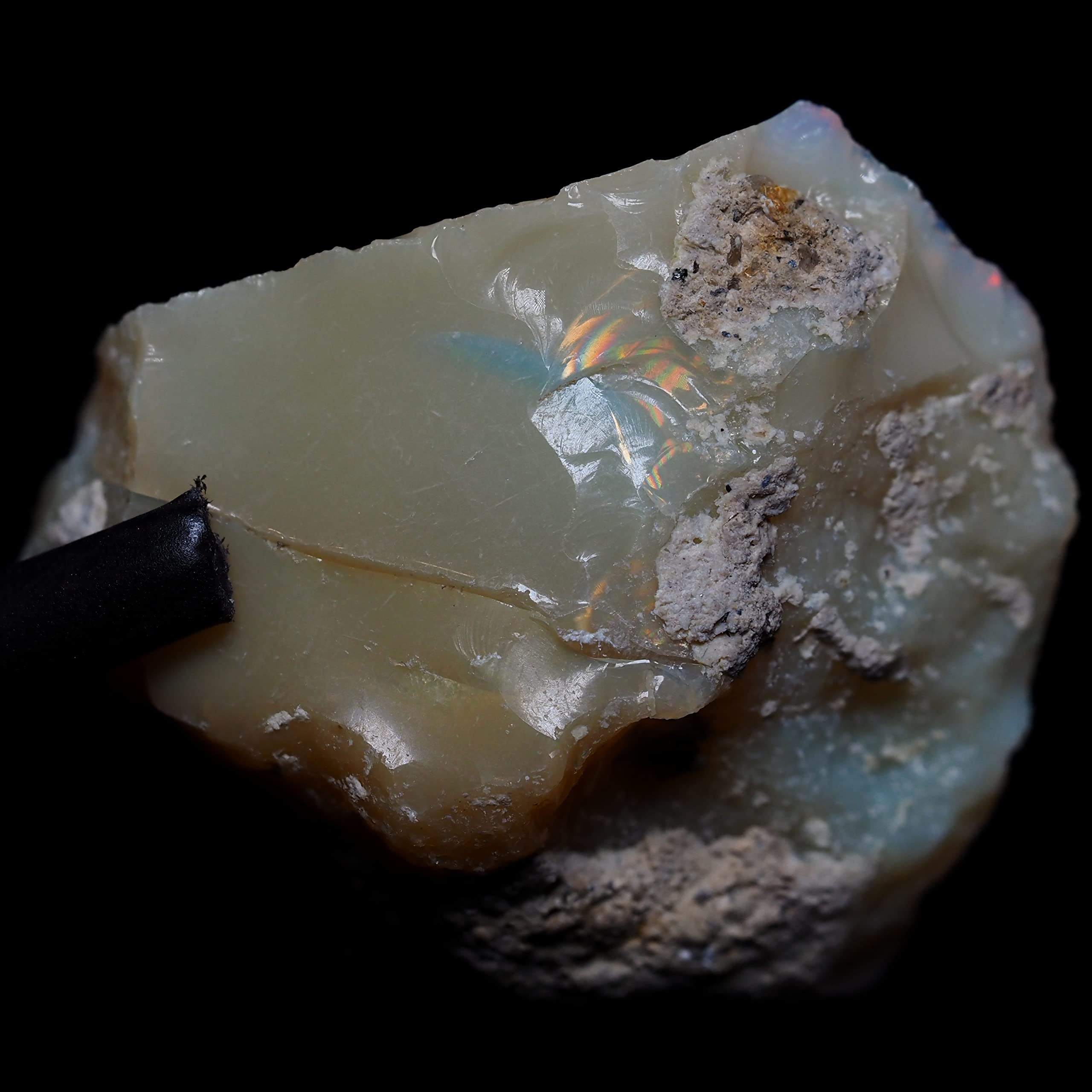 Amazon | [N2 stone Natural] 天然鉱物 プレシャス オパール (蛋白石