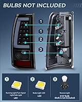 Vista 78 de Nilight Conjunto de faros delanteros Led DRL para Chevy Silverado Avalanche 2003 2004 2005 2006 Chevy Silverado Avalanche 1500 2500 3500/2007