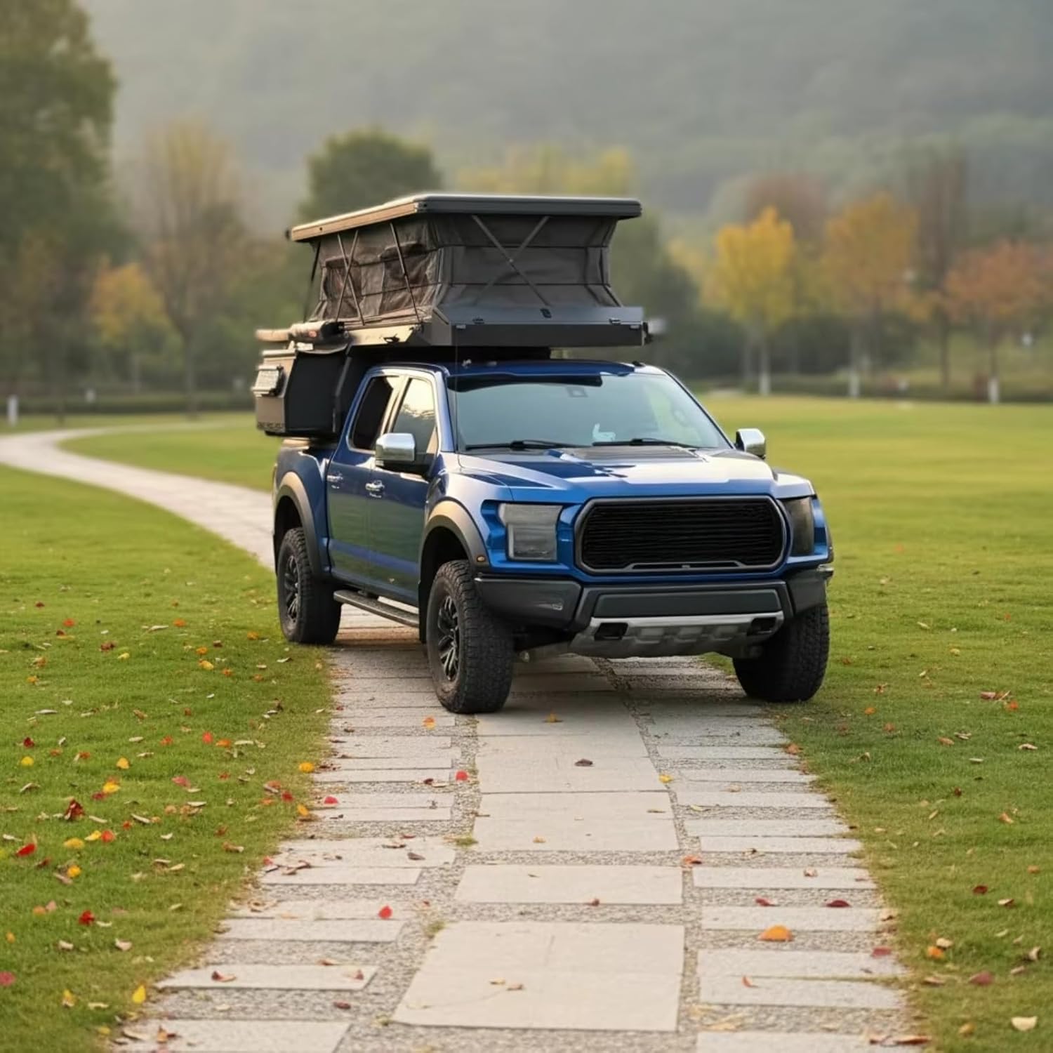 Pickup Truck Camper, Aluminum Pop Up Truck Bed Camper with Insulated Cabin and Custom Interior Layout, Lightweight Overland Topper for Off Road Travel, Camping and Family Adventures