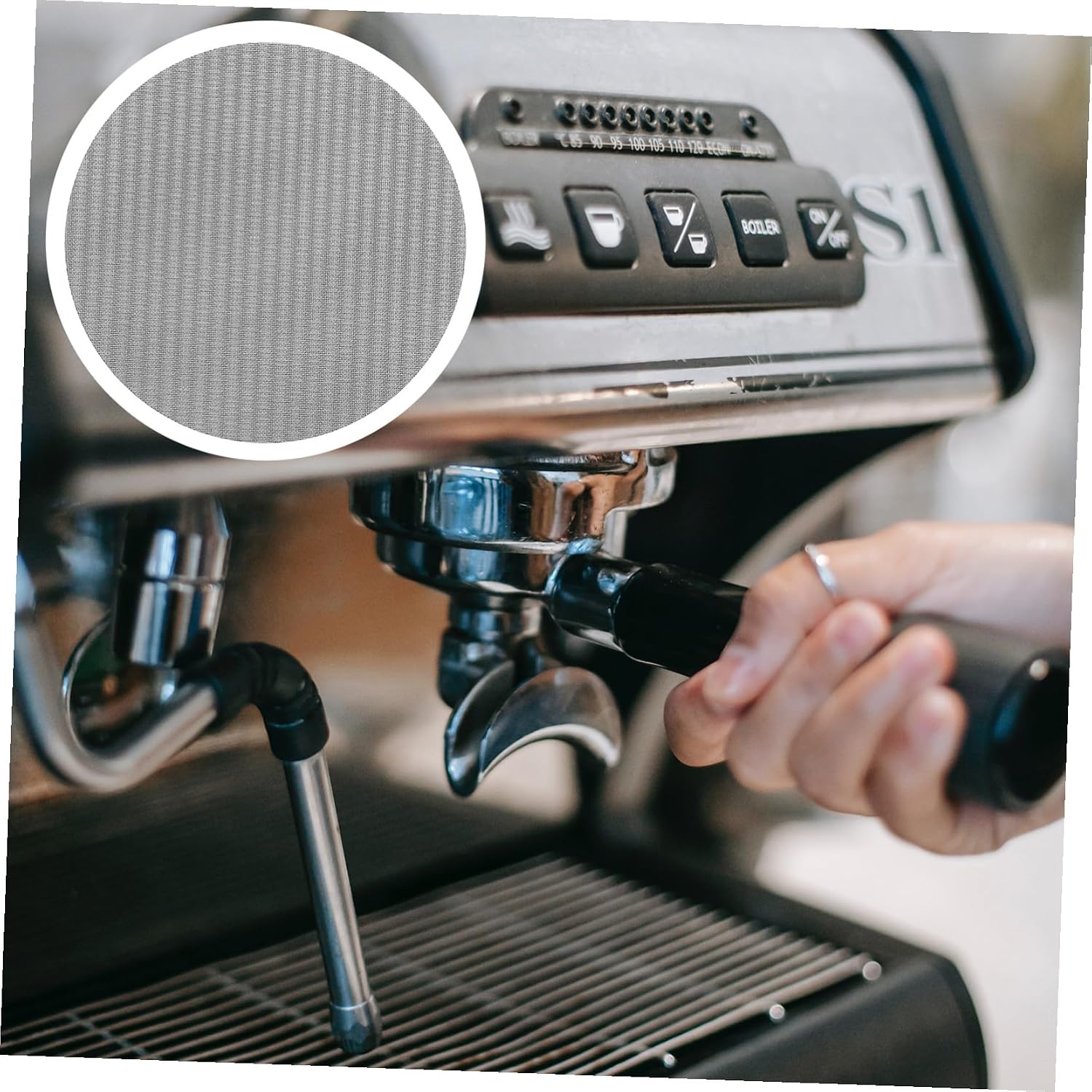 Stainless Steel Coffee Making Filter Screen Micron Espresso Puck Screen Easy-clean Coffee Machine Filter for Smooth