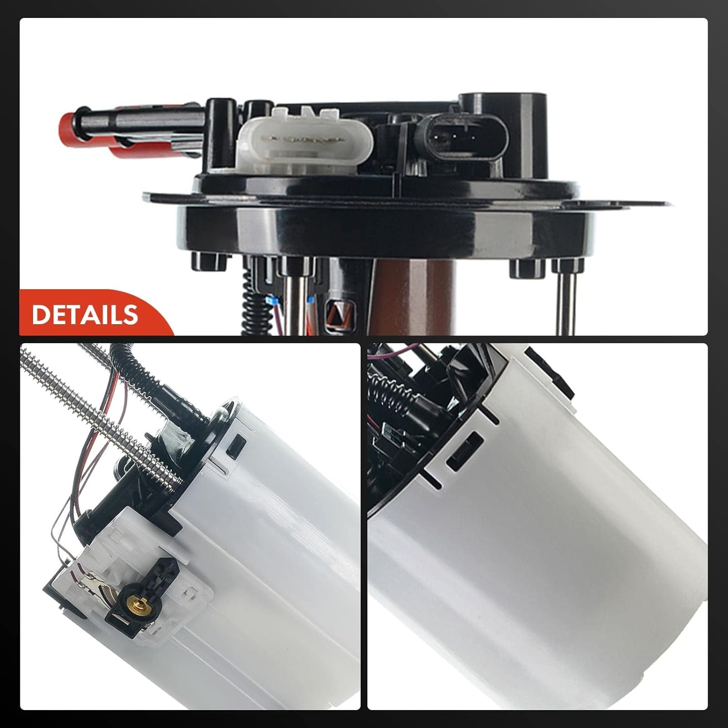 A-Premium Electric Fuel Pump Module Assembly with Pressure Sensor Compatible with Buick Allure, LaCrosse & Chevrolet Monte Carlo, Impala & Pontiac Grand Prix, 07 08, 3.5L 3.6L 3.8L, Replace# 19152995